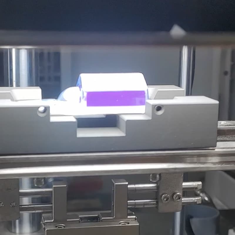 Visual inspection station for ligation clip blister packaging box